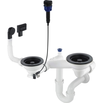 Syfon do zlewozmywaka granitowego 1.5- i 2-komorowego - Space-Saver